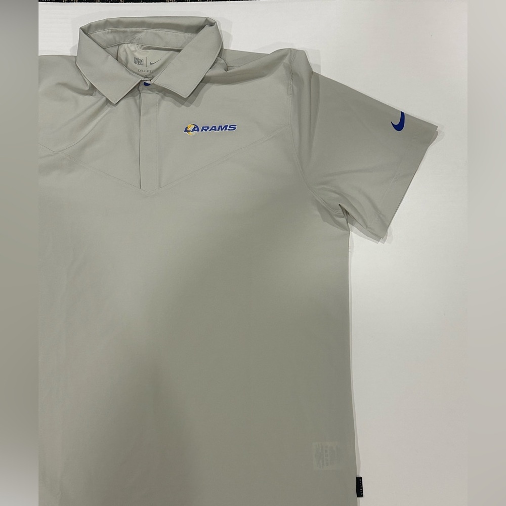 Nike NFL Dri Fit Men's Gray LA Rams on Field Shirt